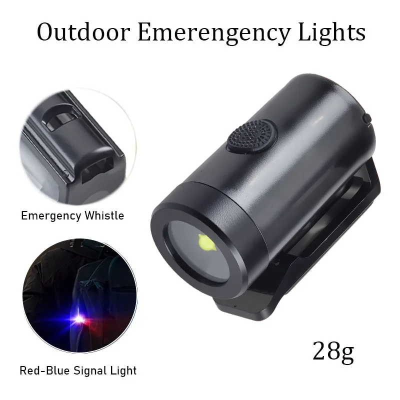 مصباح يدوي LED قابل لإعادة الشحن خفيف الوزن USB رئيس مصباح يدوي 300lm كليب على قبعة كشافات خفيفة للتخييم الصيد