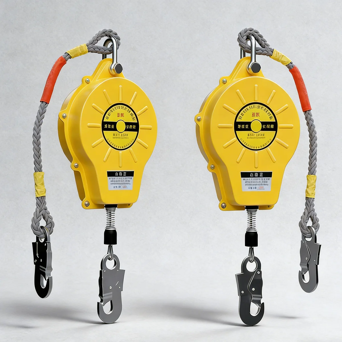 Heavy Duty Portable Automatic Retractable Fall Arrester 150kg-300kg Safety Device for High Altitude Construction Fall Protection