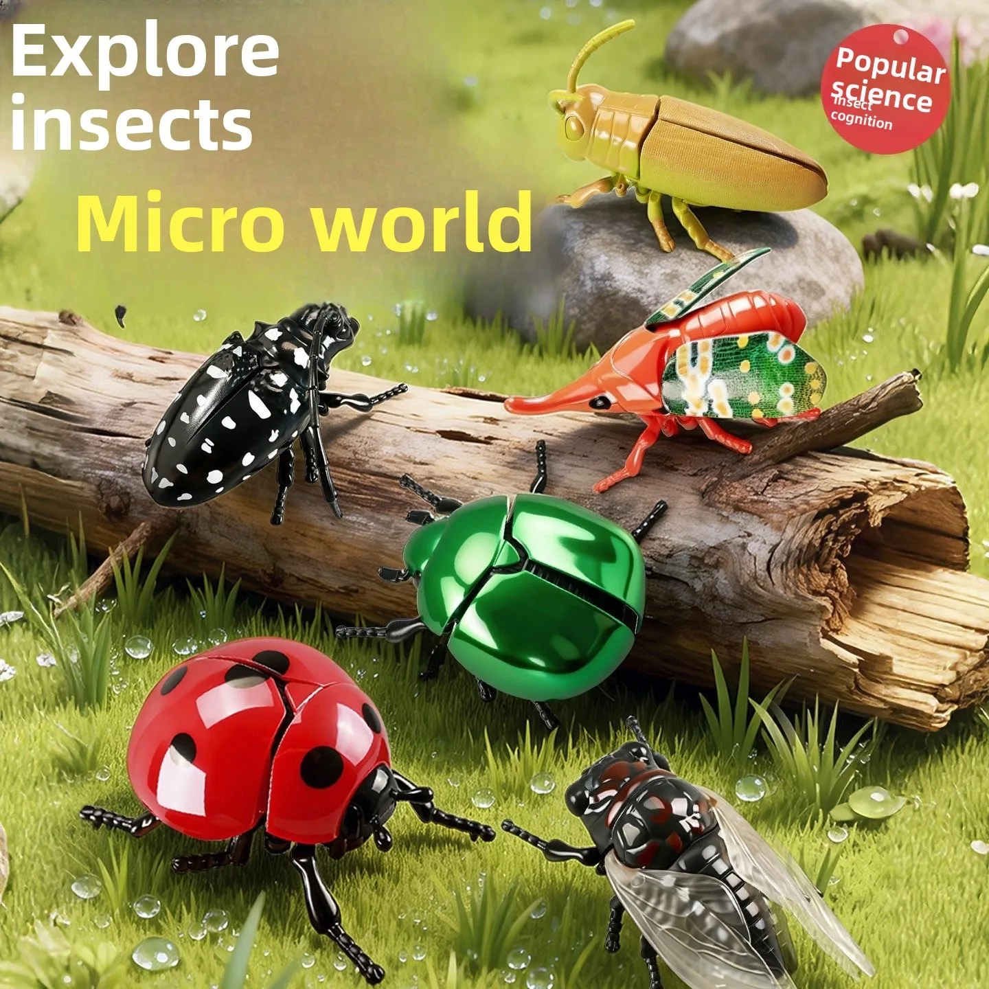 Insect toys, ladybugs, outdoor party decorations, and birthday party gifts