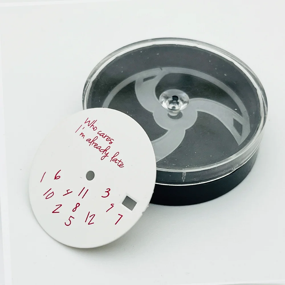 Циферблат NH35 с поверхностью часовой стрелки 28,5 мм подходит для NH35 NH36 7S26 4R35 Механизм Тунец SRPD SKX007 Корона на 3,0 3,8 4,1 Детали циферблата часов