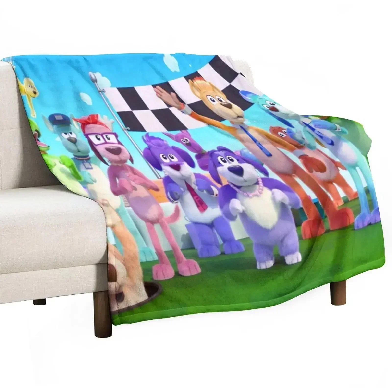 Go, Dog. Go! (tv series) go dog go cartoon animated go dog costume for kids Throw Blanket sofa bed Quilt Hairy Blankets