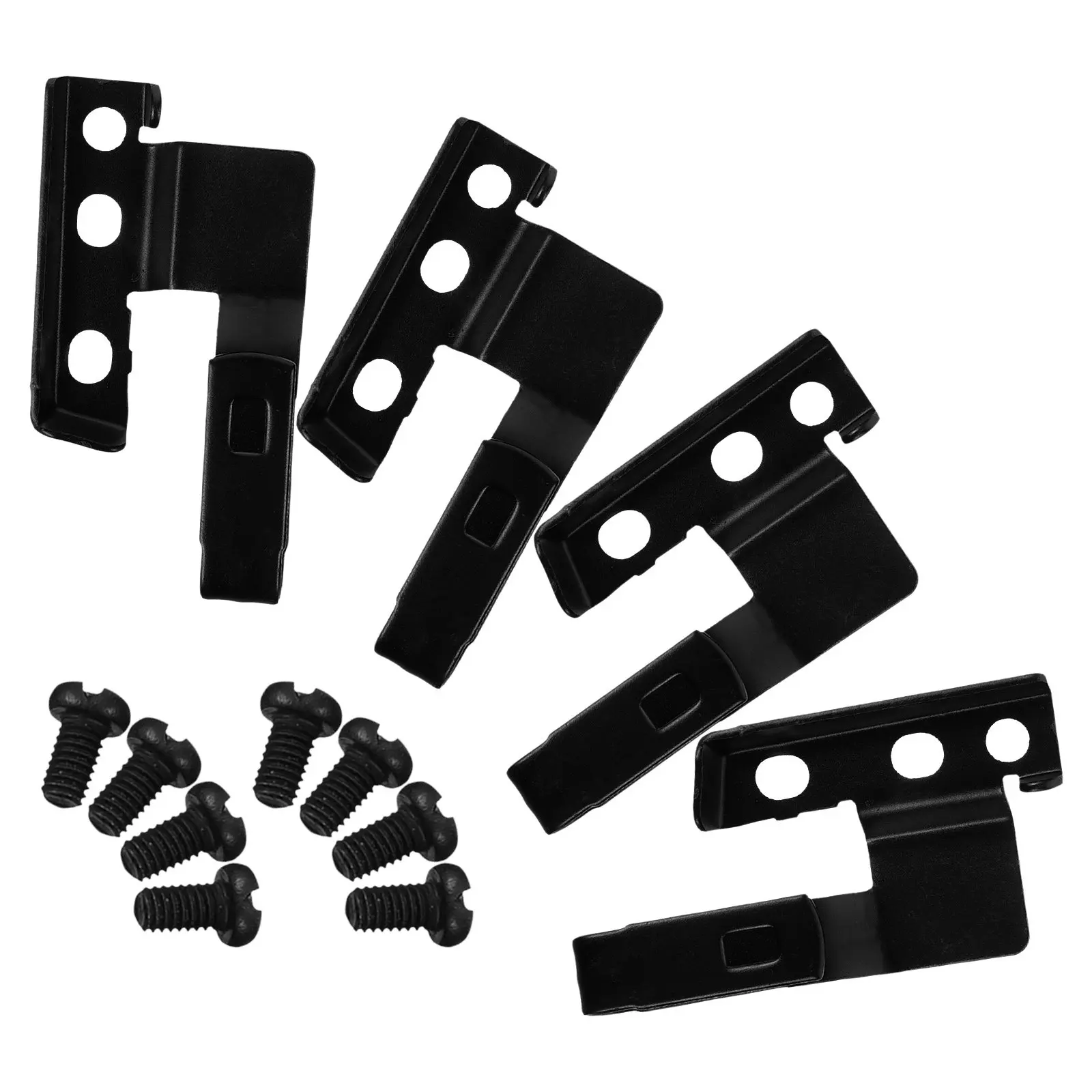 2Sets Car Wiper Arm Adapter Metal Windshield Connector Repair Kit Front Windshield Wiper Replacement Mounting Screws