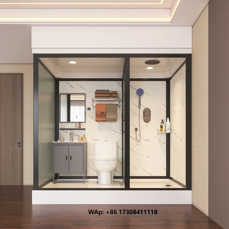 2025 New Design Cheap Price Shower Room All in One Bathroom with Toilet in Dome Tent