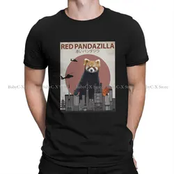 Pandazilla Giant Monster Parody O Neck TShirt Red Panda Ailurus Fulgens Polyester Classic T Shirt Men Tops Individuality