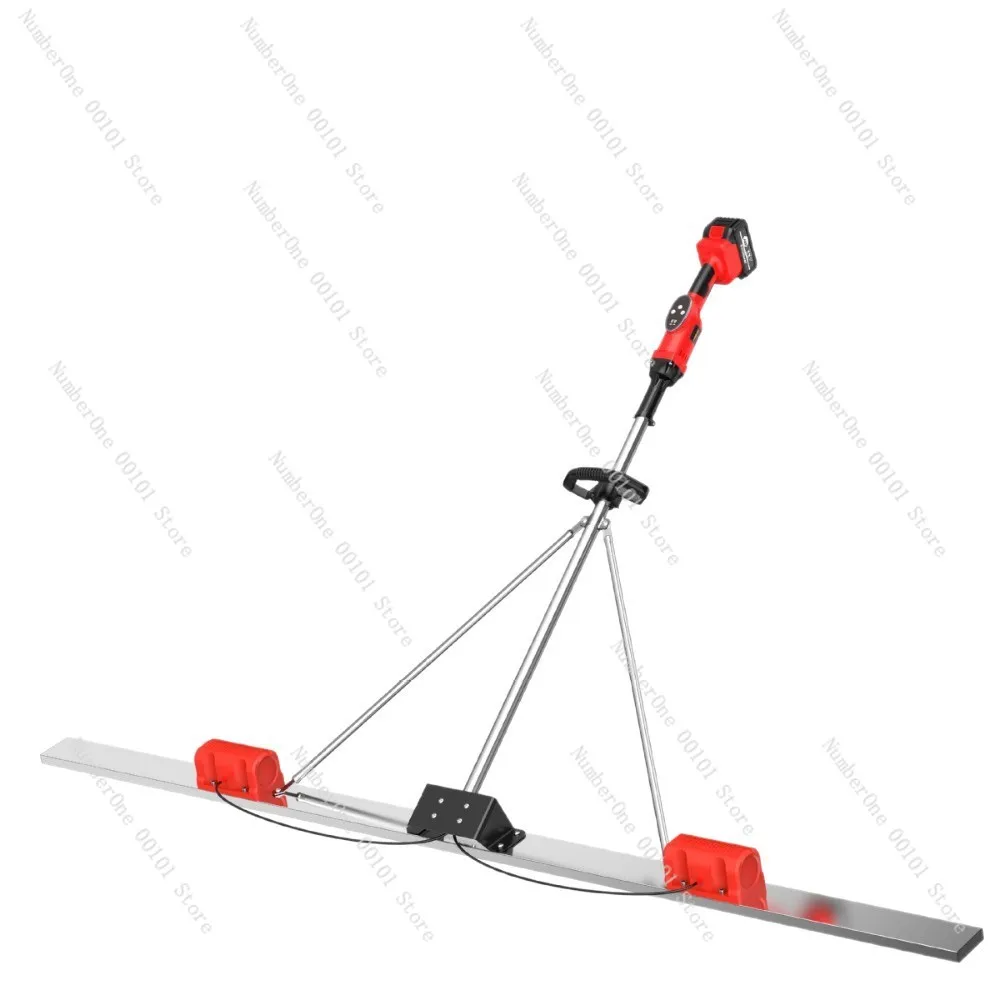 Rechargeable Lithium Battery Concrete Flattening Ruler Cement Pavement Leveling Machine Flattener