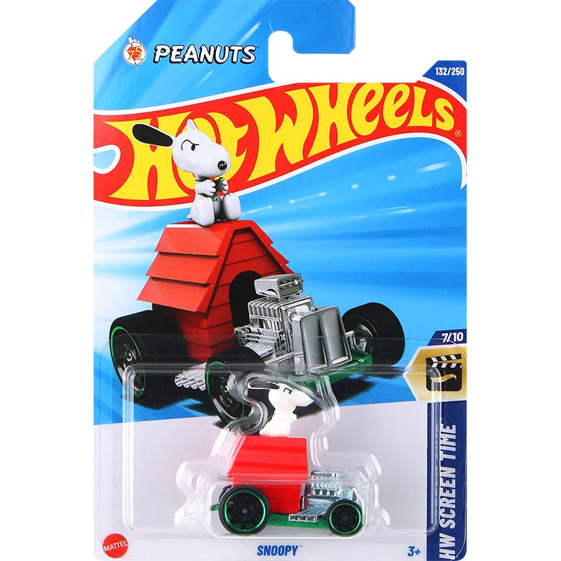 Hot Wheels Snoopy Racing Club 1:64 Diecast Car Toys for Boys