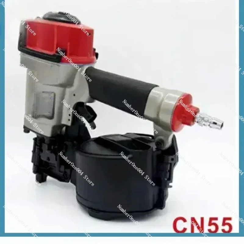 Suitable ForPneumatic Coil Nailer CN55 CN70 CN80 Industrial Roofing Pneumatic Roll Nail Gun Siding Coil Nailer Gun Air Nail Gun