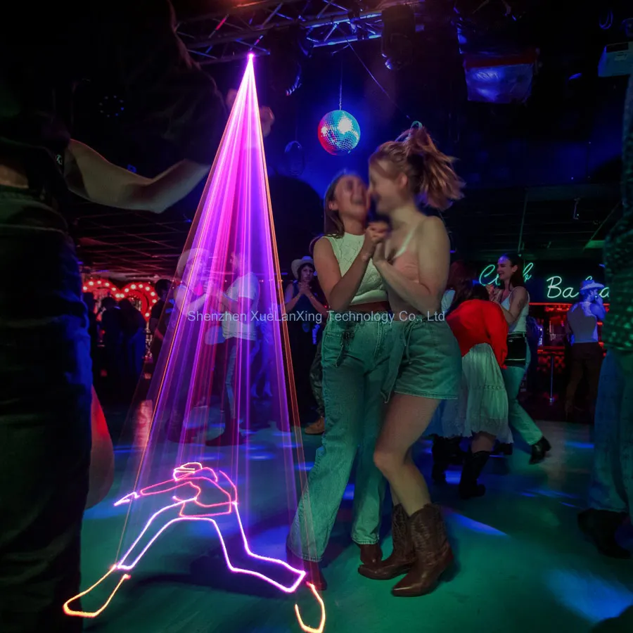G22R 2W 1W RGB Laser Animation Patterns Party Decoration Disco Light DJ Projector Beam Lines Dance Bar Christmas Stage Lamp