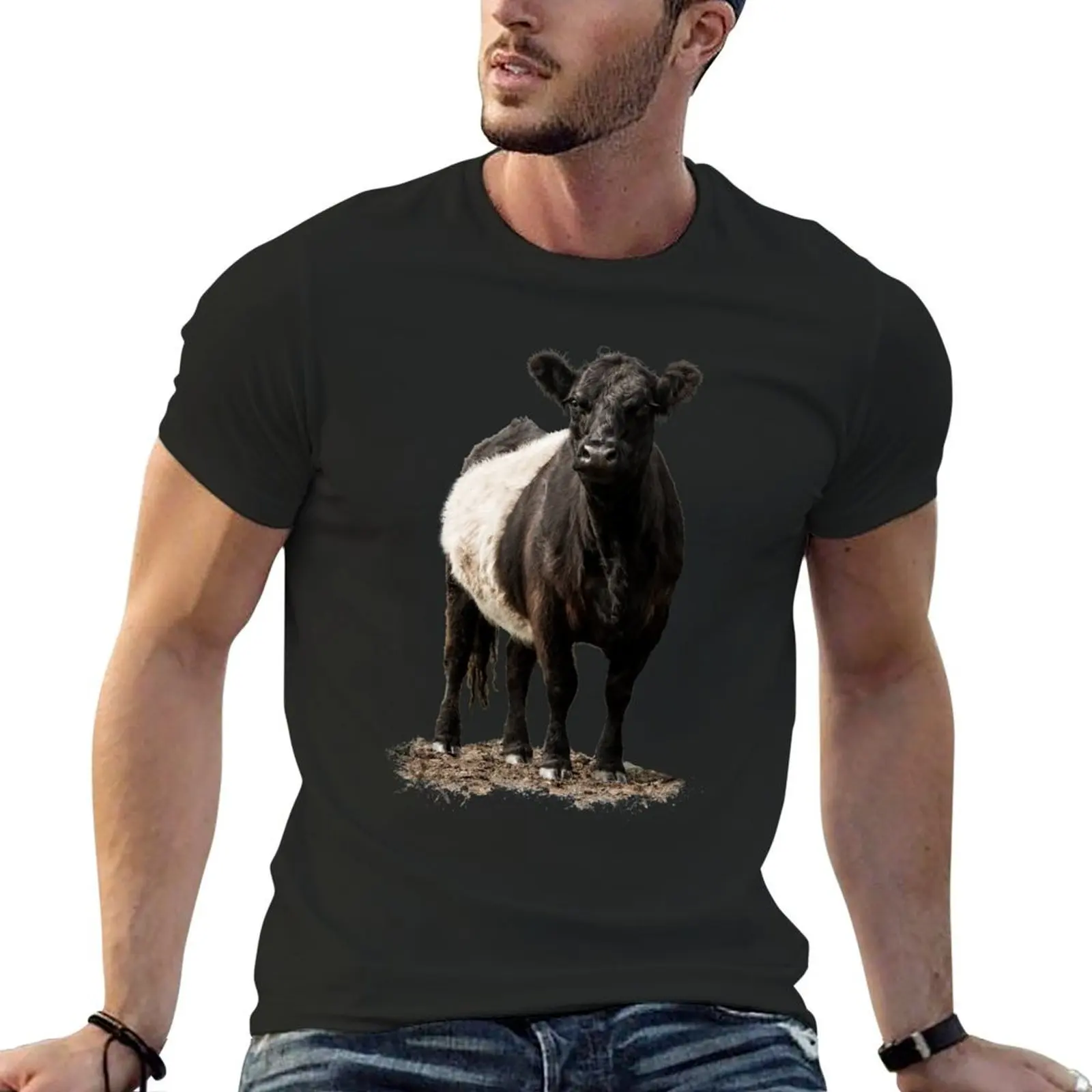 Belted Galloway Cow T-Shirt hippie clothes cheap stuff mens clothes