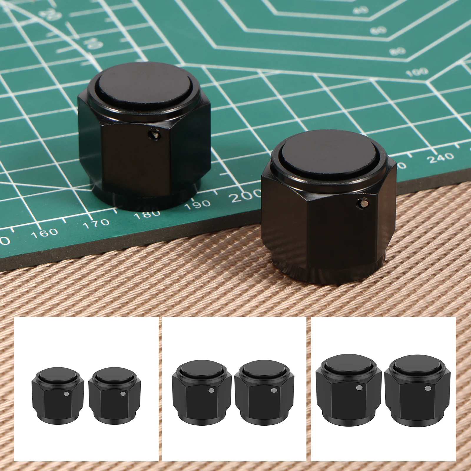 

AN8 AN10 AN12 Adapter Female Flare End Cap Plug Tube Fitting Hex Head Port Fitting AN Flared Fitting Cover Sealed Connector Cap