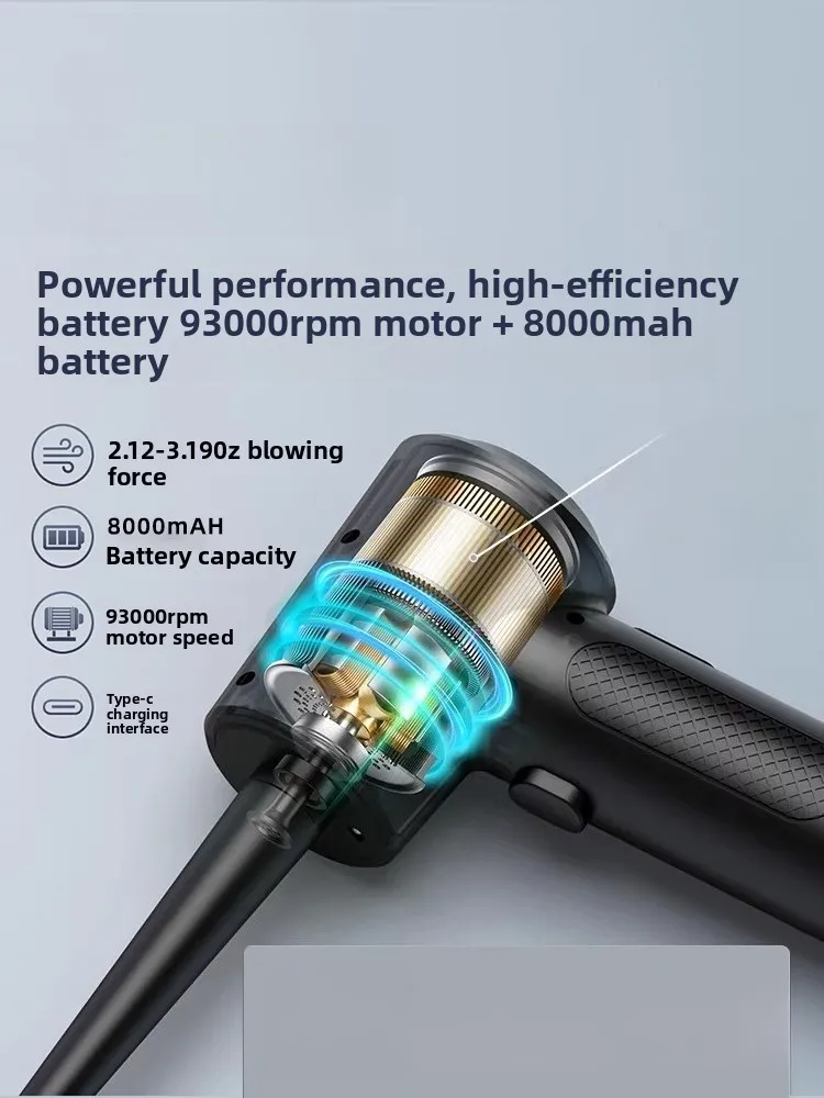 Wireless USB Dust Blower Computer Cleaner Electric Duster for PC Case & Succulent Water Blowing