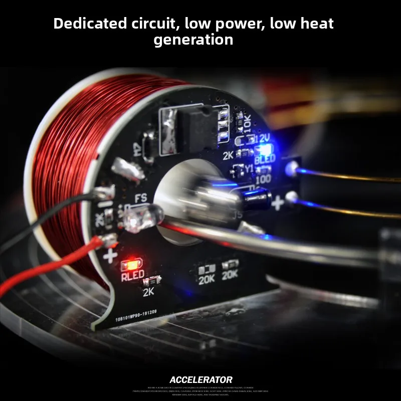 Electromagnetic ring cyclotron scientific experiment novel high-tech toy physics self-made electromagnetic teaching aids model