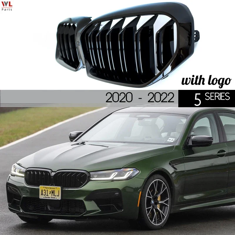 

Решетка радиатора G30, глянцевая черная передняя решетка радиатора из АБС-пластика для BMW G30 G31 5 серии, седан и универсал 2020–2022, также подходит для F90 M5