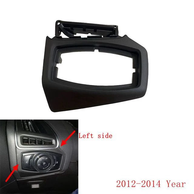 Pelindung bingkai Trim lampu depan mobil, untuk Ford Focus 2012-2014