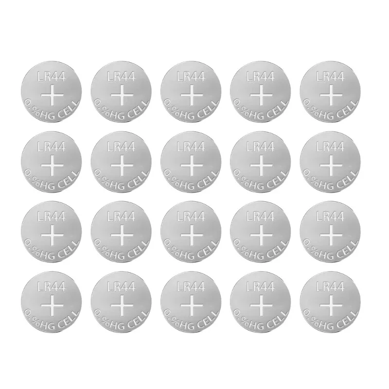 10/20pcs LR44 Button Cell Coin Batteries for Watch Remote Key, Stable Voltage Output Long Lasting Alkaline Battery