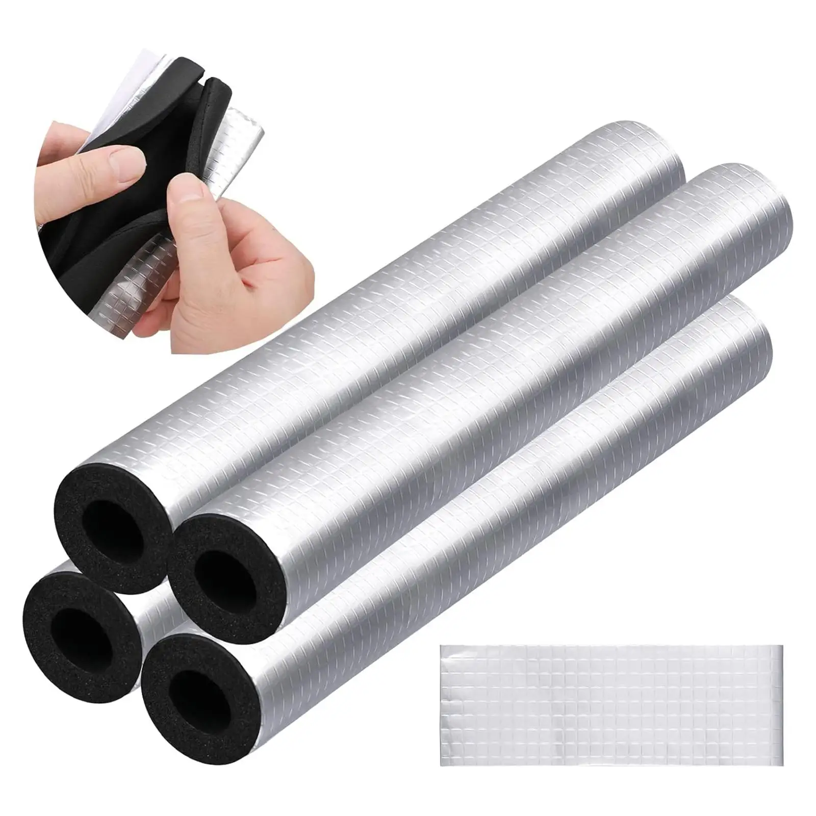 

4 штуки изоляционных пенопластовых трубок для труб, диаметр 16 мм, универсальные теплоизоляционные чехлы для водопроводных труб для ирригации