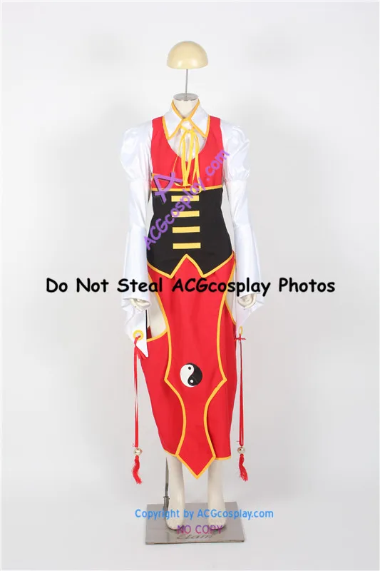 BlazBlue Calamity Trigger Litchi Faye Ling Cosplay Costume acgcosplay costume