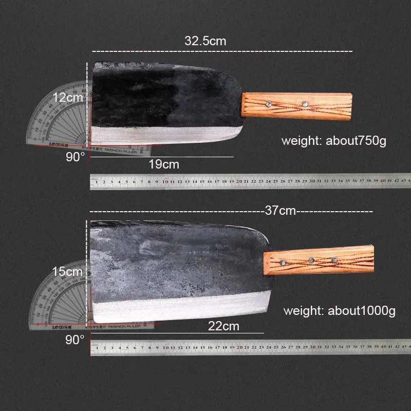 Coltello per mannaia girocollo pesante tradizionale Chopper per per ossa coltelli per ascia da macello utensili da macellaio mannaia per taglierina