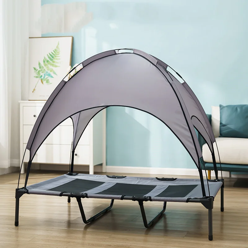 

Outdoor Breathable Elevated Pet Bed Portable Dog CampTent Raised Dogs Camping Home Outdoor Use Canopy Shade Tent Lightweight