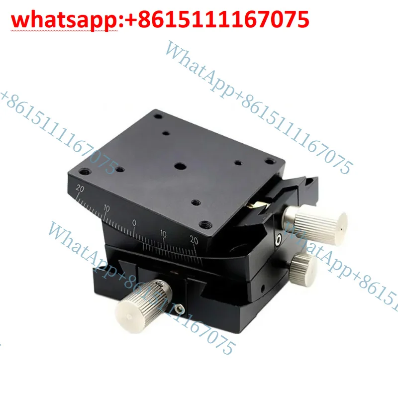 GFG60 GFWG60 GFG80-100 X XY Manual Angle Swing Stage, 60mm 80mm Goniometer Rotary Platform Radian Positioning Measuring Tool