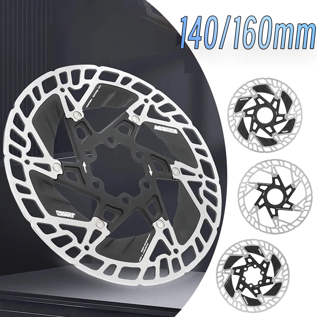 

140 мм 160 мм тормоз с центральным замком, плавающий дисковый тормозной диск 160 мм, 6 винтов, легкий 6 болтов, ротор с охлаждением для шоссейного велосипеда Mtb