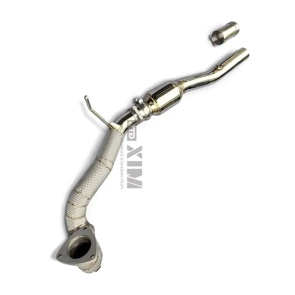 high-performance exhaust system, manufactured with original equipment, No Cat Downpipe for 1998-2007 Audi TT MK1 1.8T