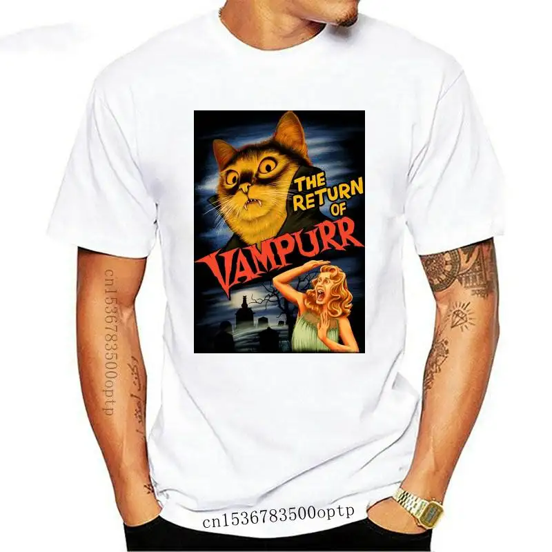 The Return of Vampurr Funny Horror Cat T-Shirt Gift Men Women