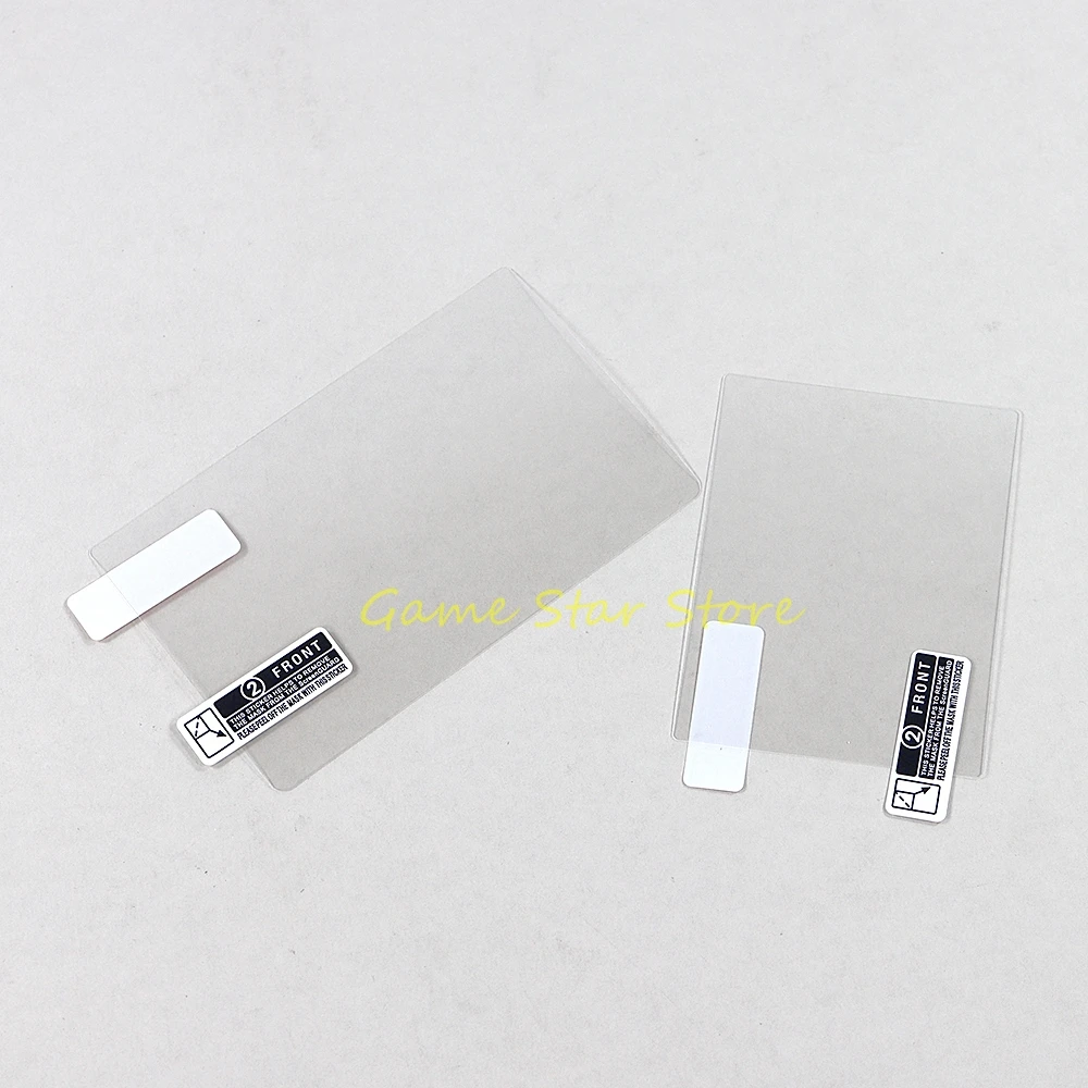 50sets Top Bottom LCD Screen Protector PET Clear Protective Film For New 3DS Game Console