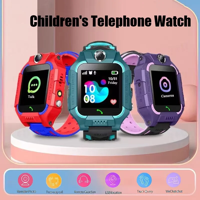 

2026NEW Kids 5G Smart Watch SOS GPS Location Sim Card Call Camera Child SmartWatch Camera Waterproof Watch Gift For IOS Android