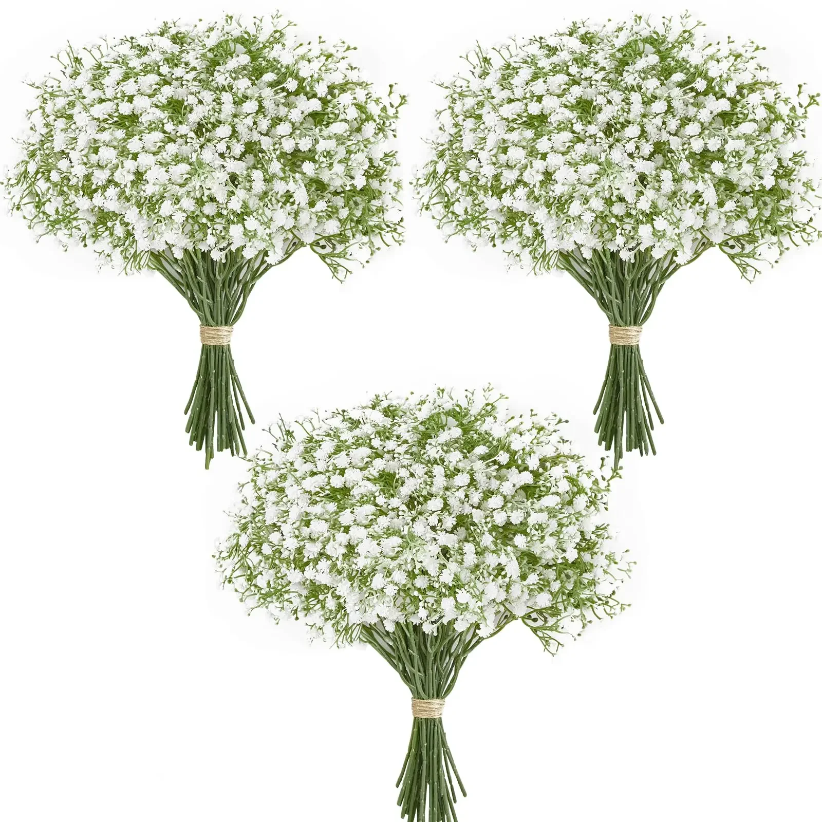 10pcs Artificial Flowers Baby Breath Flower Fake Gypsophila for Wedding Party Home Christmas Decoration Bouquets DIY Accessories