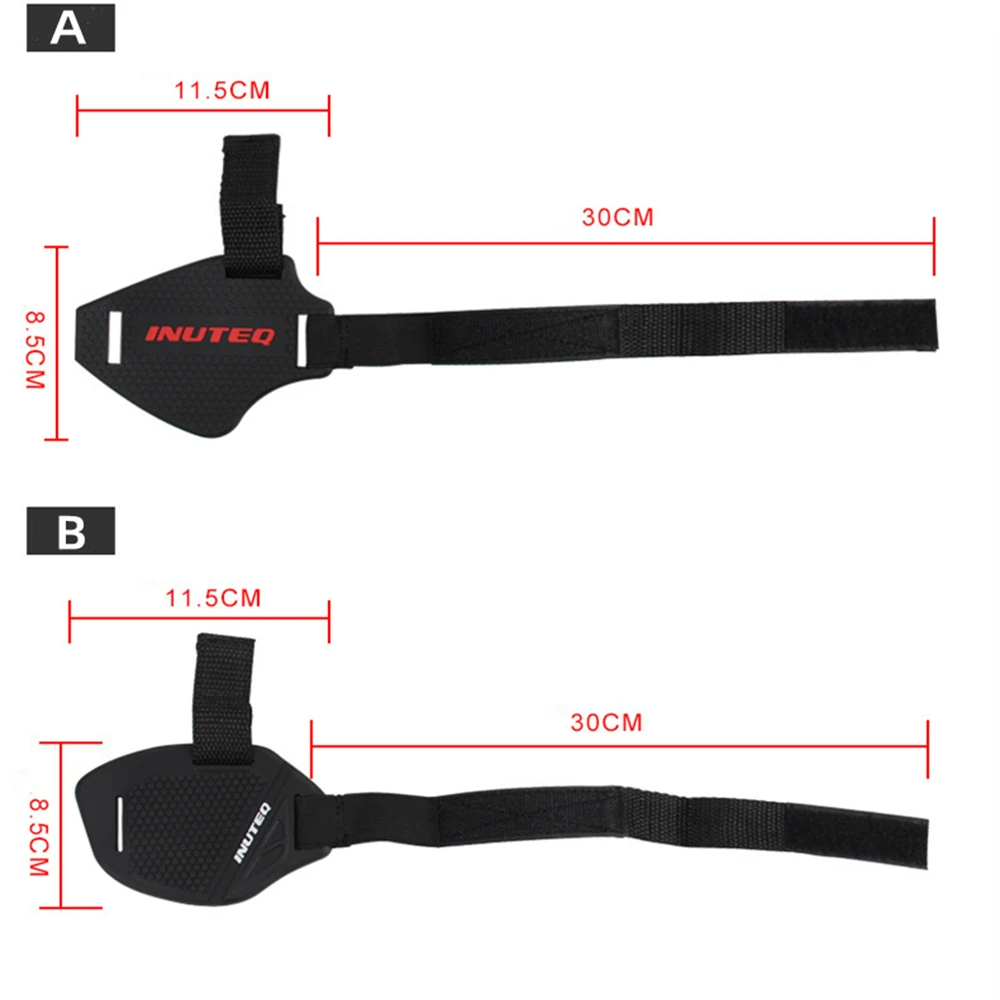 Sapatos de motocicleta Proteção Gear Shift Pad, Anti-Skid ajustável Shifter Shoe Cover, Durável leve Bota Protetor