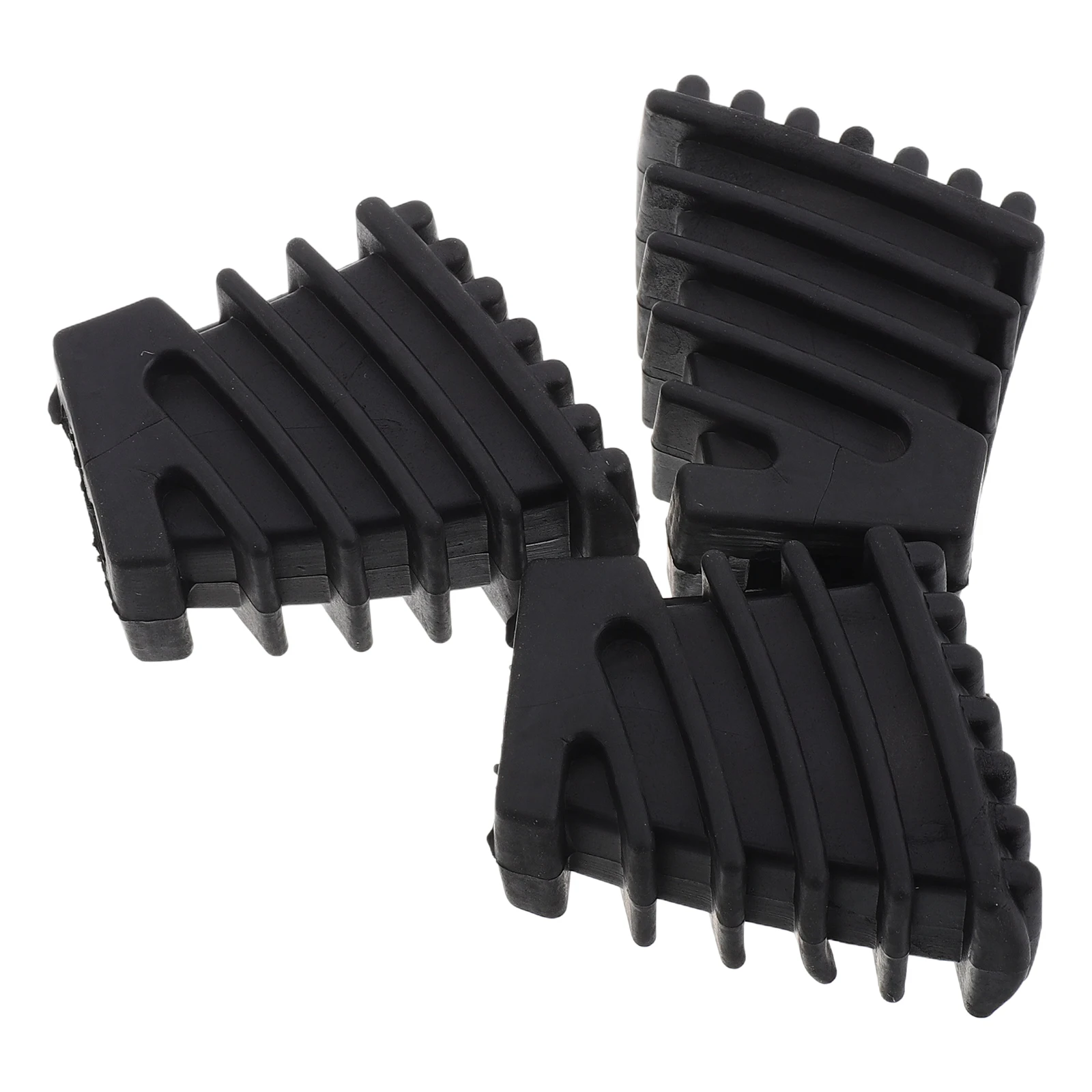 

3Pcs Plastic Covers Drum Set Accessories AntiSlip WearResistant Accessories Drum Kit Parts Rubber Feet Pads