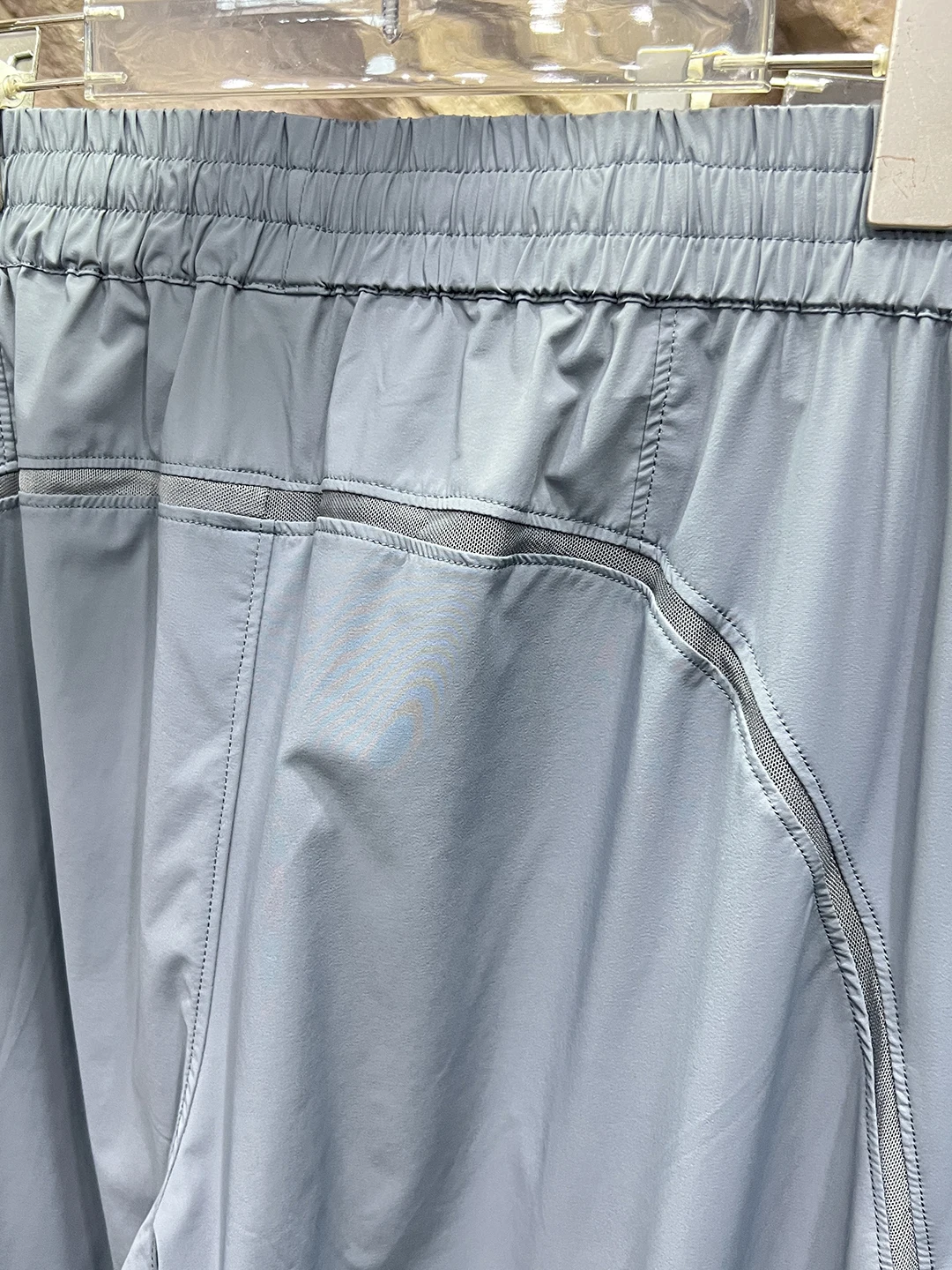 Lightweight Ice Silk 3D Water Cloud Casual Pants Men's Outdoor Summer Quick Dry Elastic Straight Leg Pants Youth Spring Summer
