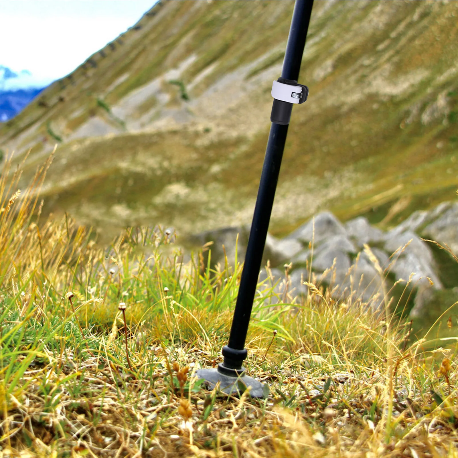

2 Pcs Hiking Pole Lock Accessories Climbing Stick Clamps Clip Spare Buckle Poles Fastener Plastic External Outdoor