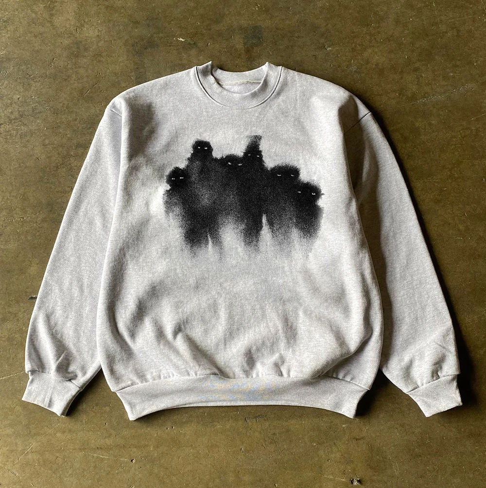 Heavyweight Good Stuff Recommended Simple Style Unisex Crewneck Sweatshirt Cotton Material Women's Men's Fashion Accessory
