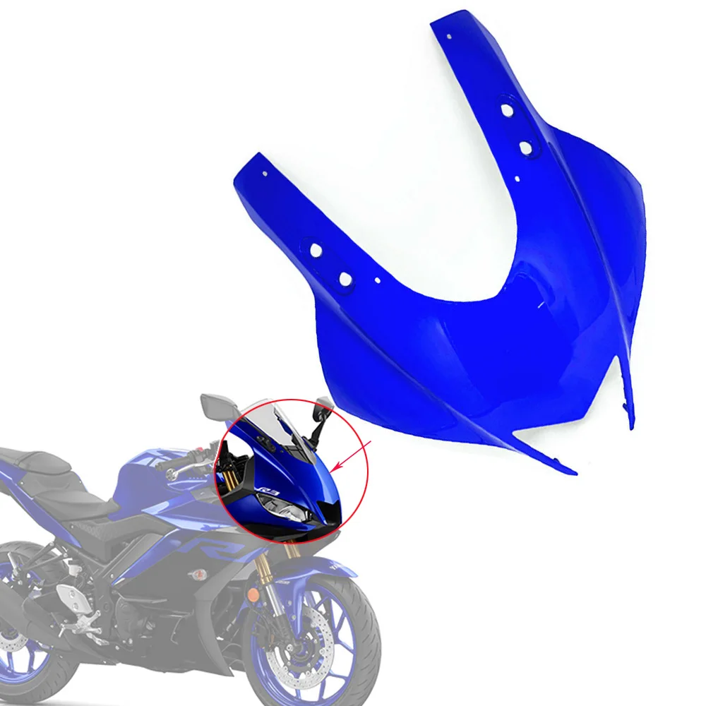 

Blue Headlight Nose Shell Housing Fairing For YAMAHA YZF R3 R25 YZF-R3 YZF-R25 2019 2020 Motorcycle Front Fairing Panel