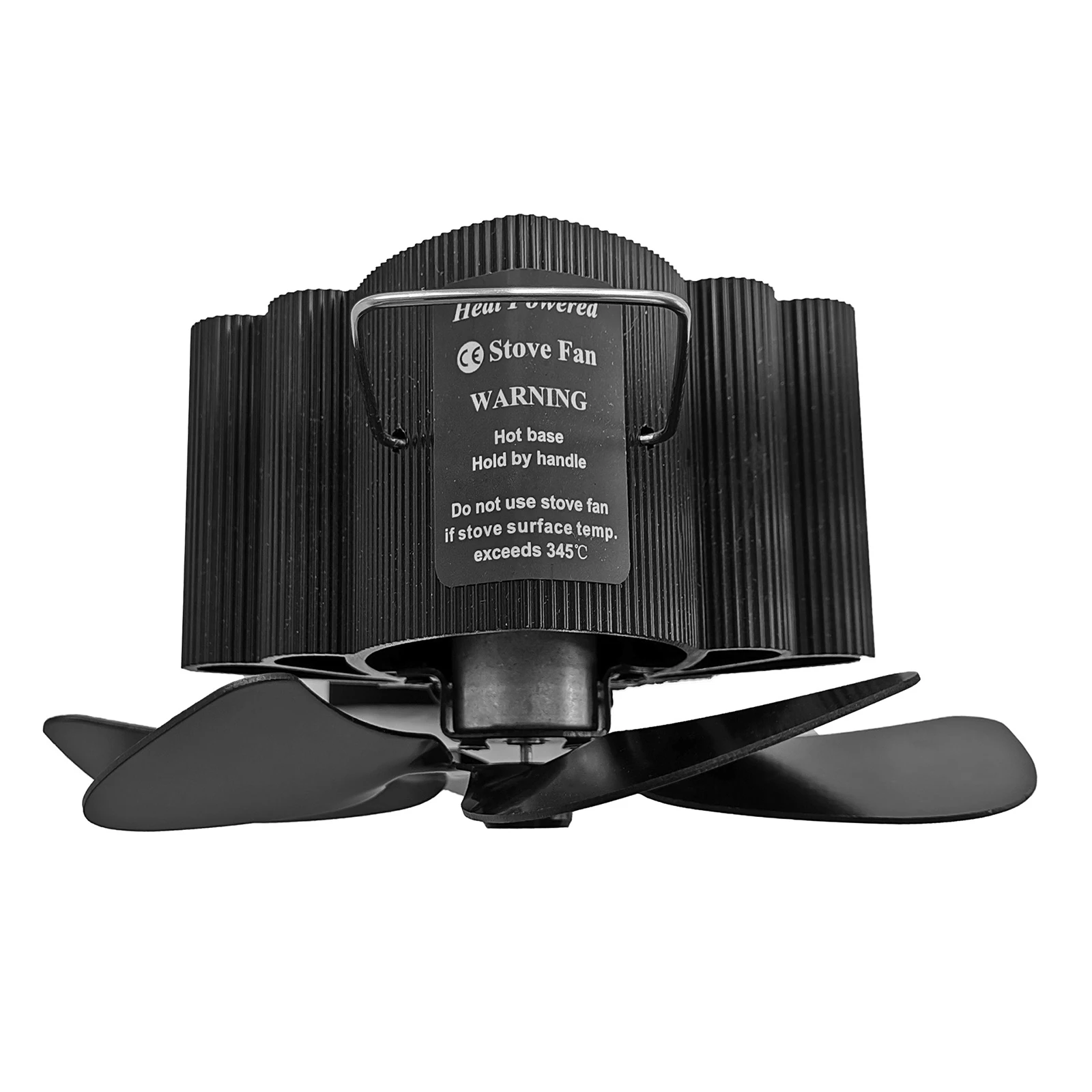 6 Blade Stove Fan for Wood Burning and Pellet Stoves Thermoelectric Air Mover Silent Operation 1400 RPM at Peak for temp
