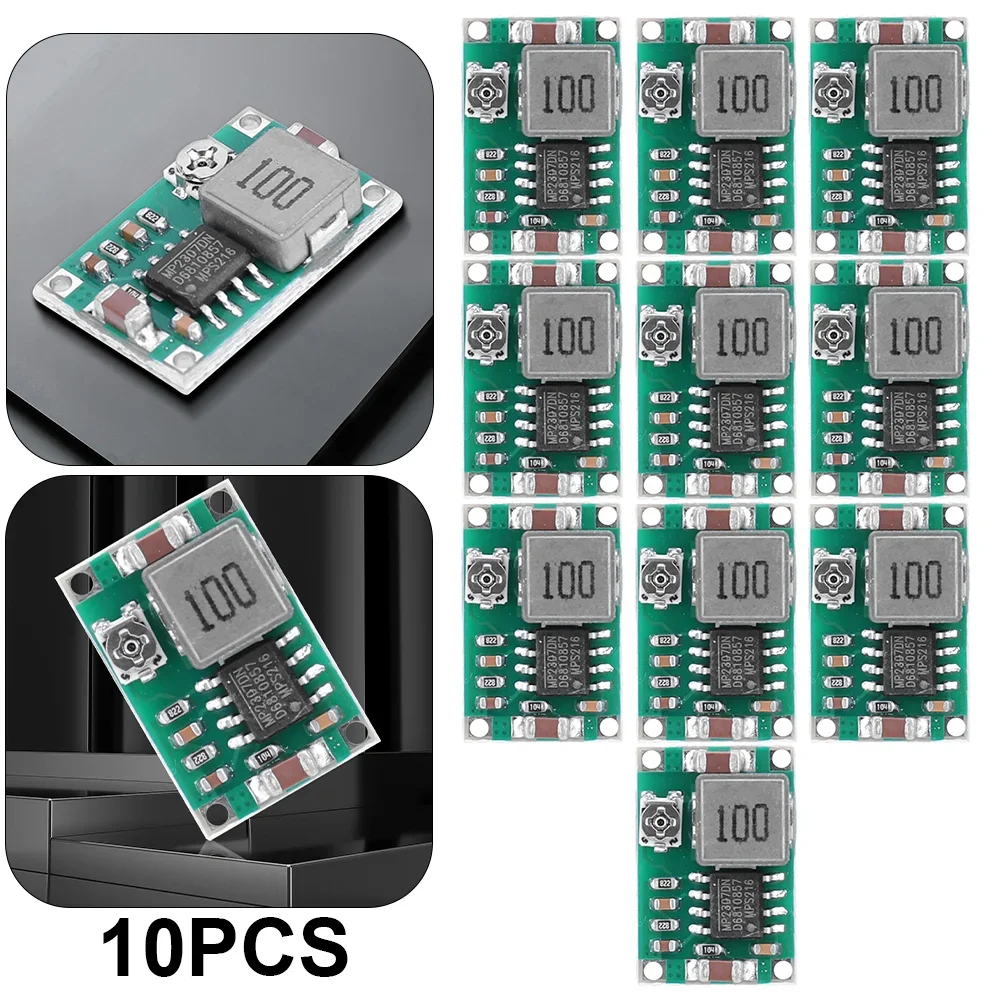 1-10pcs mini360 RC letounu modul mini 360 stejnosměrný buck konvertor 2A krok shodit modul 4.75V-23V na 1V-17V 17x11x4mm LM2596