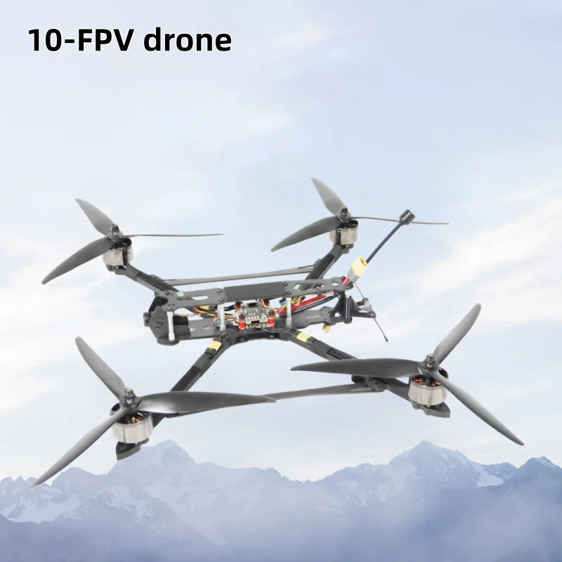 10-Inch 3115 Motor GPS Night Version FPV Racing UAV 10km Range Flight Time HD 3-5kg Payload Long Range Beginner Remote Kit