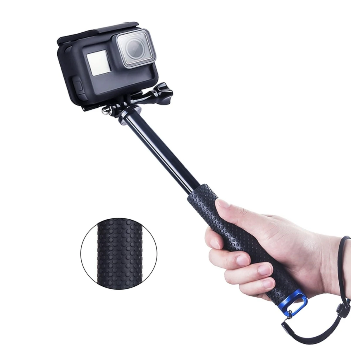 Aluminum Alloy Extention Pole Selfie Stick Long Rod Length Up To 93 cm For GoPro Hero 13 12 11 10 9 Insta360 ONE X4 X3