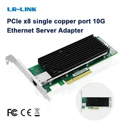 LREC9801BT 1 Copper Port 10GbE PCI-Express x8 NIC 10 Gigabit Ethernet Server Adapter Network Interface Controller Card X540-T1