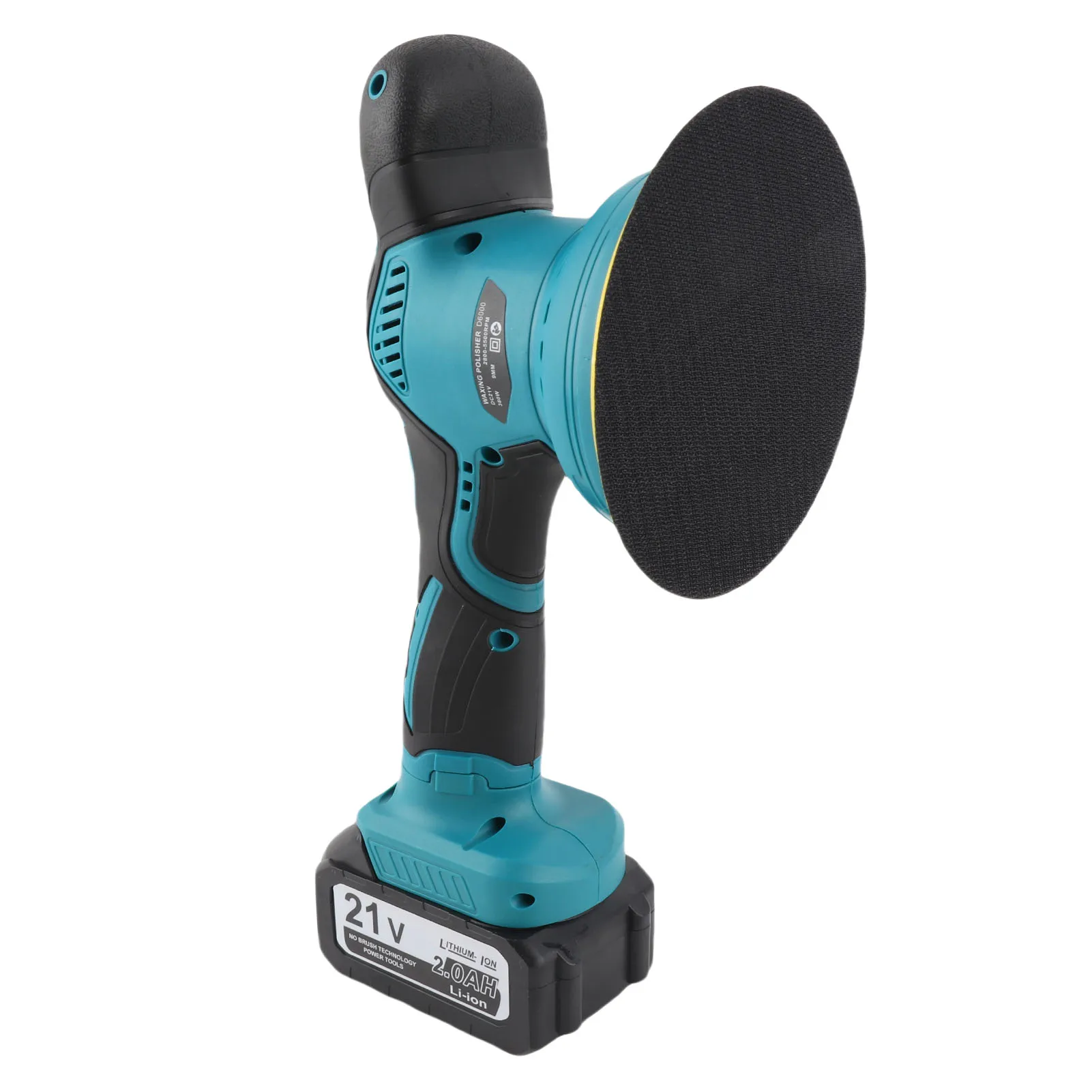 무선 자동차 버퍼 폴리셔 8단 속도 조절 2600mAh 충전식 배터리 구동 6인치 왁싱 폴리싱 기계 자동차 폴리셔