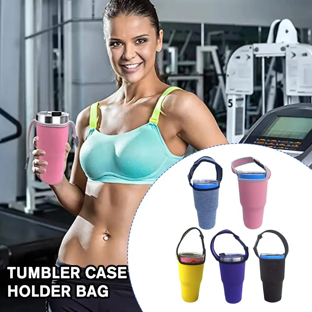 Tumbler Case Holder Bag para 30OZ Ice Bar Cup, Cup Cover, Portable Water Bottle Case, Sleeve, Outdoor Acessórios, V8D2