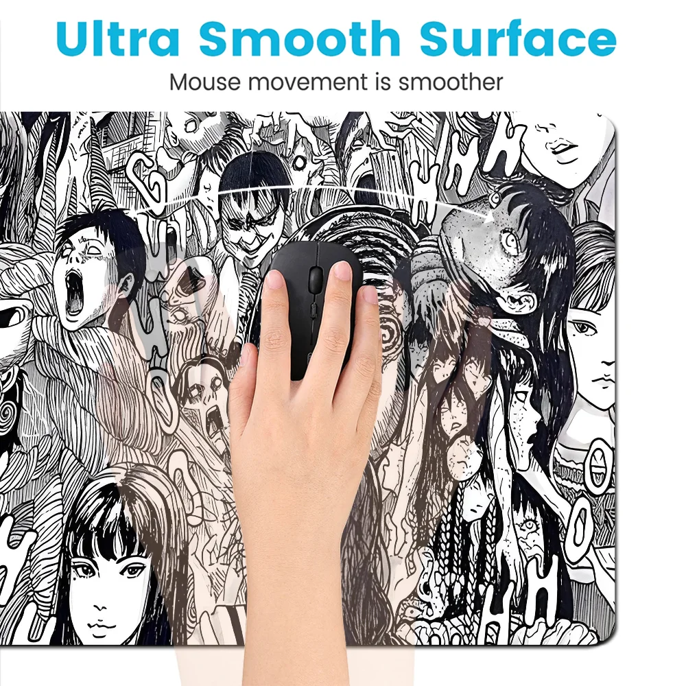 Junji Ito Tomie Kawakami Anime Beautiful Laptop Gaming Mice Mousepad Size For Keyboards Mat Boyfriend Gift