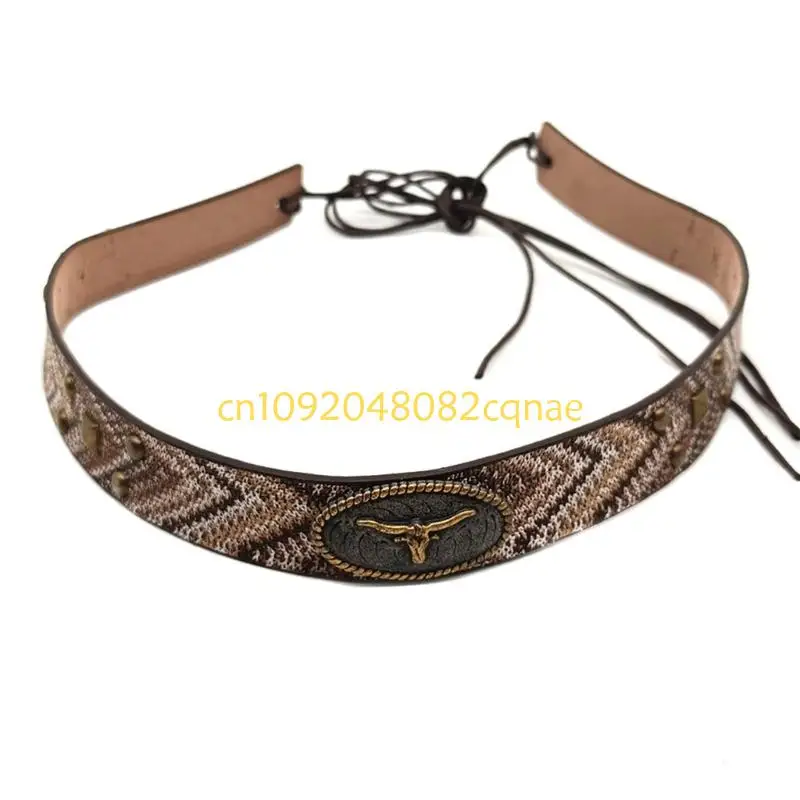 Ethnic Hat Bands for Western Cowboy Hats Perfect for Straw Felt Fedoras and Panama Hat Decoration