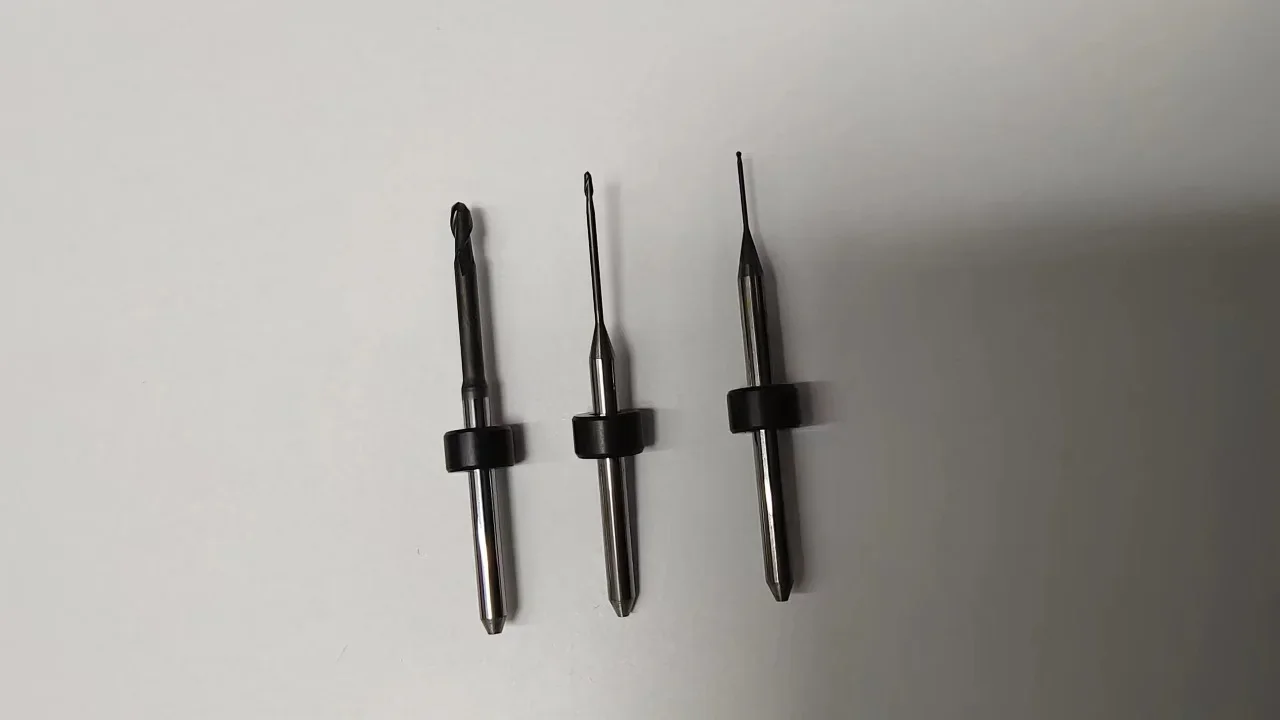 歯科用フライスバリ,3径2.5mm,直径1.0mm,歯科技工所用機器