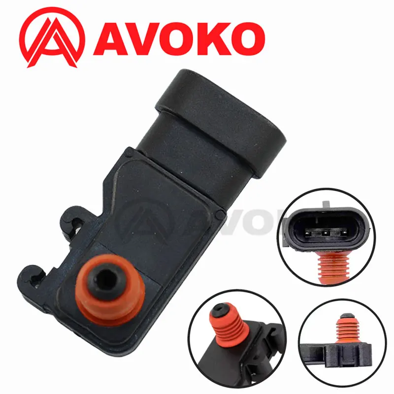 

Intake Manifold Pressure MAP Sensor For GM Chevrolet 16258659 Chevy S10 HHR Corvette Corvette Camaro Isuzu 3.5 V6 24V 8280743650