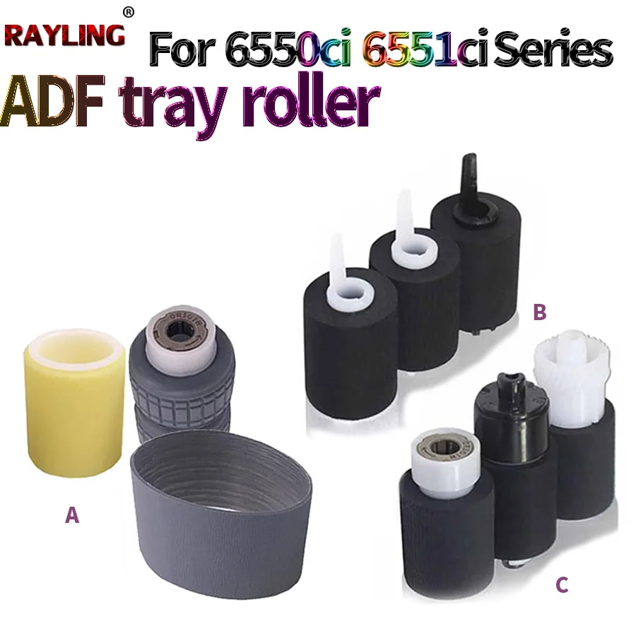 ADF Tray Pickup Roller For Kyocera 4501i 6500ci 8000i 6501i 8001i 7550ci 7551ci 6550ci 6551ci 7052ci 8052ci 7053 7353 8053 8353