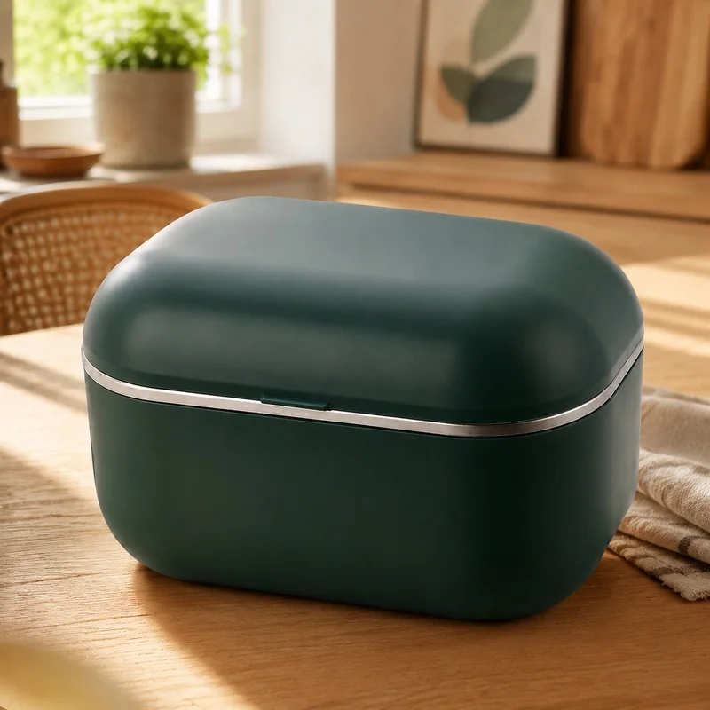 Portable Electric Lunch Warmer with Stainless Steel Container, Compatible with 110V Home and 12V Car Outlets for Office or