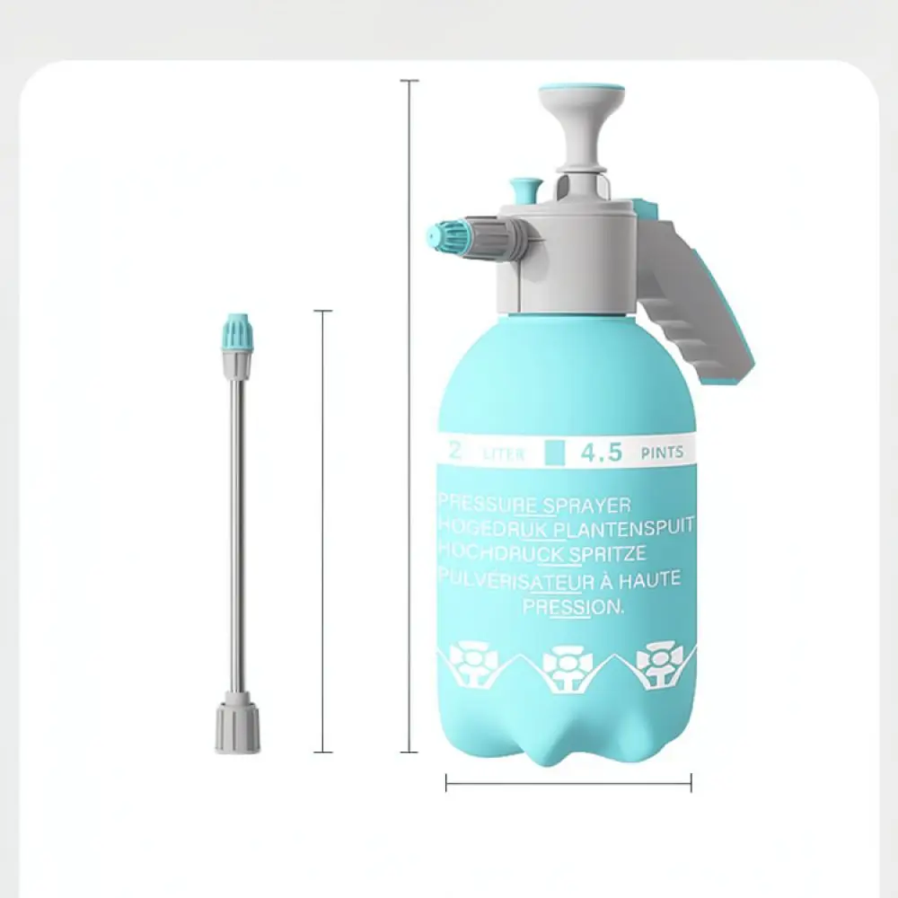 Manual Pressure Sprayer Watering Can Plant Mister Garden Care Tool Adjustable Nozzle Thickened Plastic Pot Sprayer